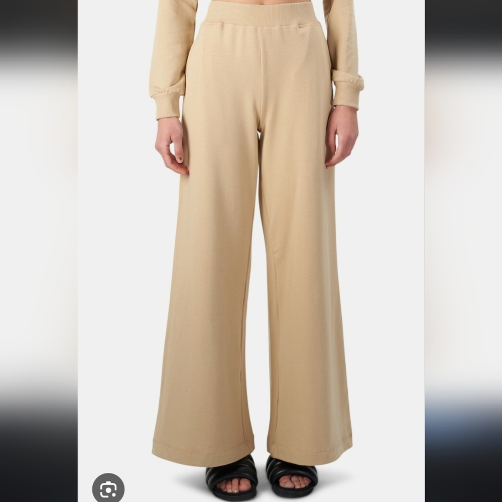 🌸L'AGENCE Campbell Beige Ribbed Waistband Pants‎